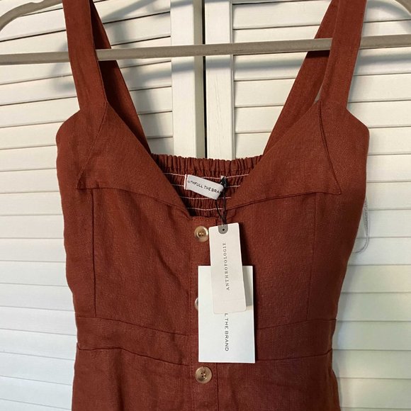 Anthropologie Rusty Red Maxi (size XS) - Picture 2 of 3